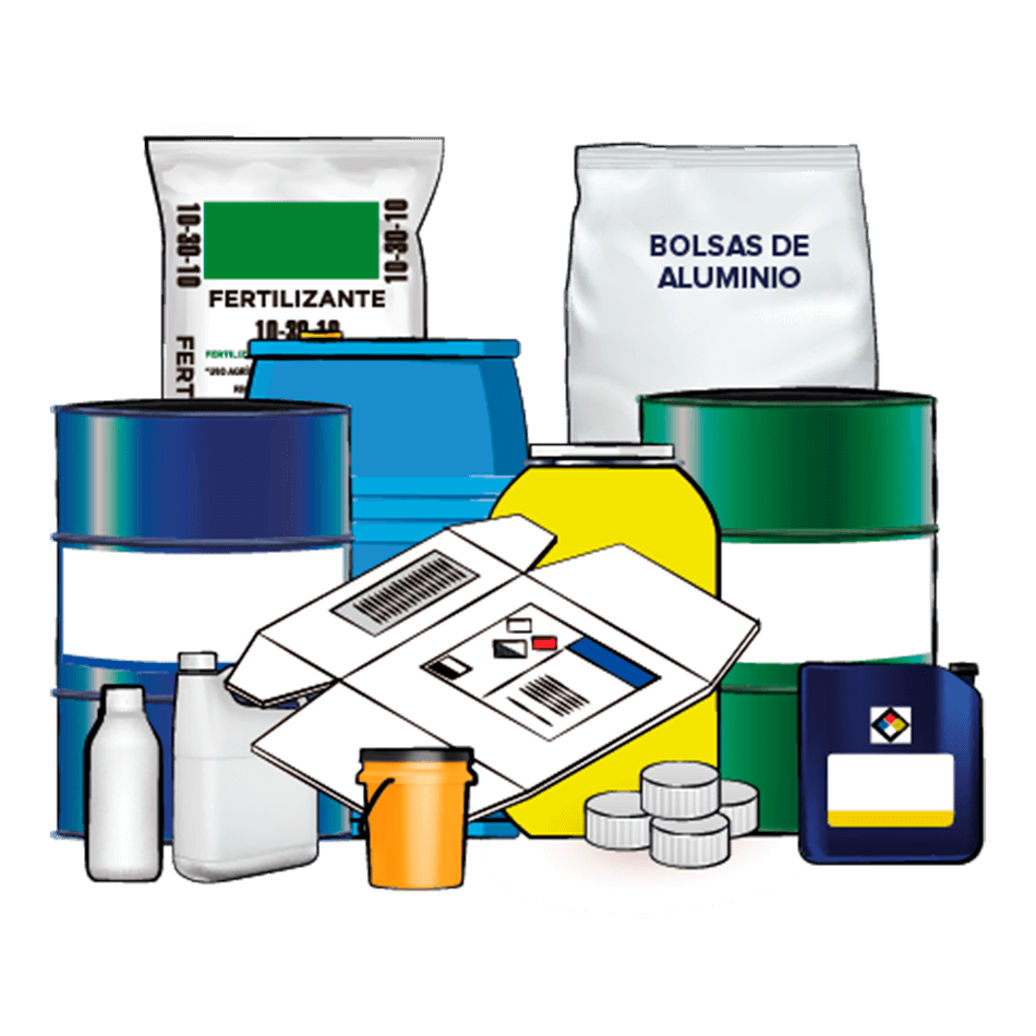 Variedad de botellas, latas y otros envases para uso doméstico.