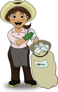 Esperanza con envases